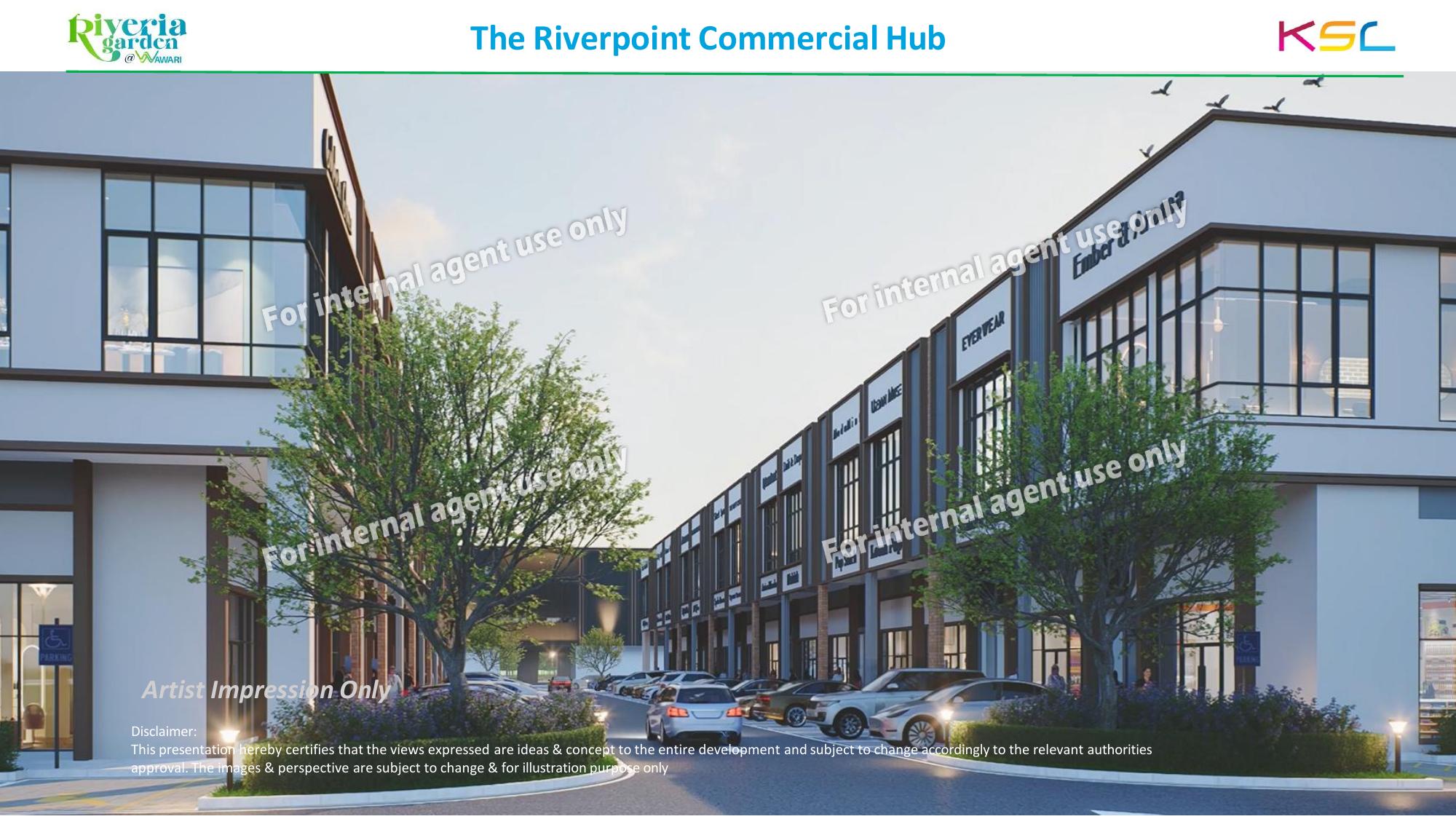 Riverpoint shoplot streetscape rendering